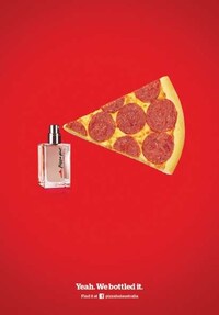 Pepperoni Pizza Perfume Ads