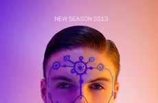 Futuristic Face Paint Ads