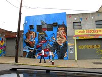Moustached Graffiti Menaces Image 3