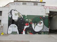 Moustached Graffiti Menaces Image 8