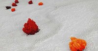 Color-Drenched Performance Installations Image 7