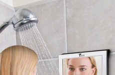 Fantastically Clear Shower Mirrors