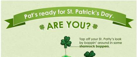 Gleeful Green Fashions Infographics