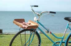 Strap-Embedded Bike Baskets