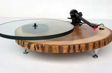 Tree Trunk Turntables