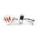 Upcycled Baseball Cufflinks Image 3