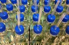 Straw-Equipped Bottle Caps