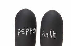 Personalized Chalk Condiment Shakers