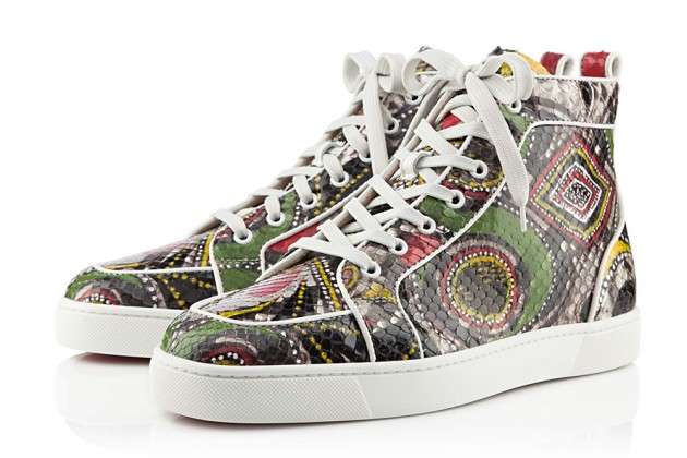 Geometric Serpentine Sneakers