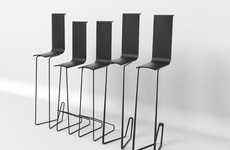 Elegant G﻿﻿angling Barstools