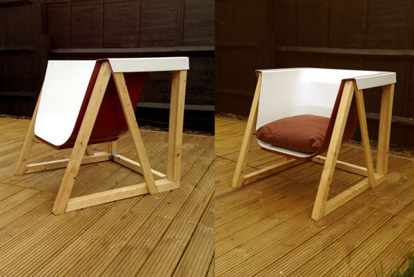 Upcycled Bathtub Seating
