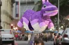 Giant Purple Pinata Ads