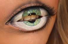 Optical Illusion Lip Art