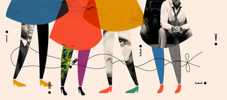 Fragmented Girly Collages