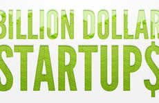 Online Billionaire Startup Infographics