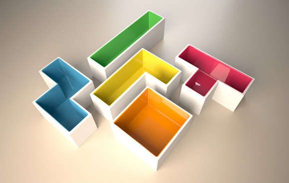 100 Nostalgic Tetris-Inspired Designs