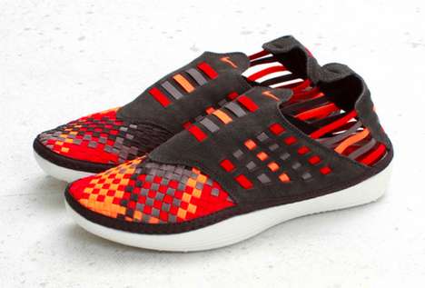 Woven Moccasin Sneakers
