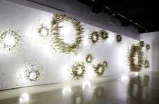 Oblong Paper Sculptures
