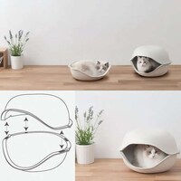 Pod Shaped Pet Beds