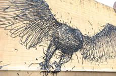 Wired Avian Graffiti