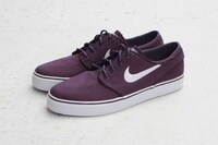 Old-School Aubergine Sneakers Image 3