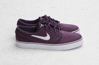 Old-School Aubergine Sneakers Image 5