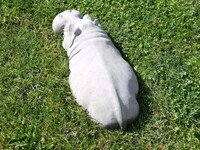 Hiding Hippo Lawn Ornaments Image 2