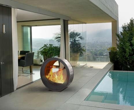40 Fantastically Futuristic Fireplaces