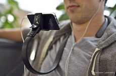 Shoulder-Mounted Smartphone Clips