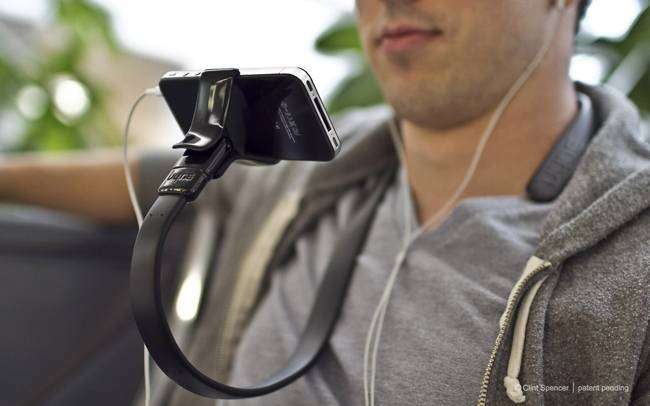 Shoulder-Mounted Smartphone Clips