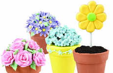 Flower Pot Cake Molds