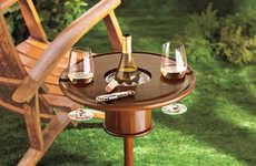Wine Cooling Outdoor Tables