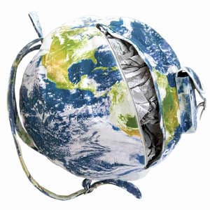Earth-Patterned Purses
