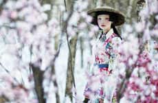 Cherry Blossom Editorials