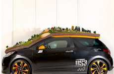 Motorized Rally Car Artworks