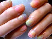 DIY Watercolor Manicures