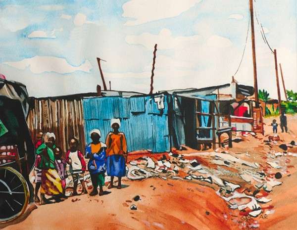 Anecdotal Watercolor Paintings