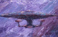 Sci-Fi Spaceship Art