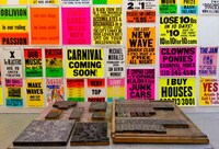 Graphic Day-Glo Posters