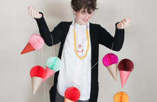 DIY Ice Cream Banners  