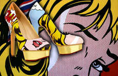 Pop Culture Painted Pumps