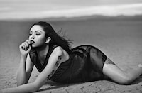 Monochromatic Tattoo-Infused Editorials Image 2