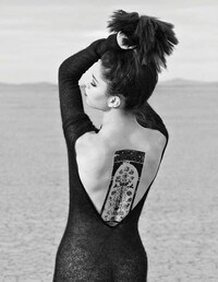 Monochromatic Tattoo-Infused Editorials Image 3