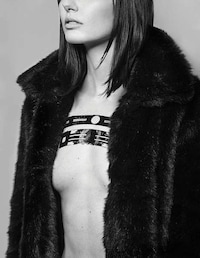 Monochromatic Tattoo-Infused Editorials Image 5