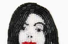 Fashion Icon Breast Pins 