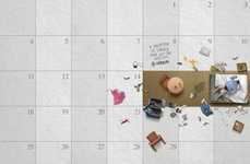 Calendar-Illustrated Vacay Ads