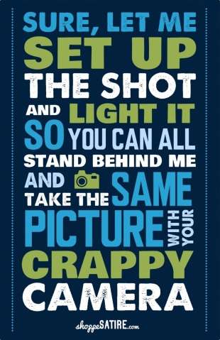 Sarcastic Photographer Comeback Posters 