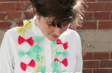 Crafty Bow Tie Necklaces