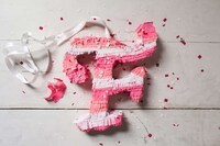 Festively Monogramed Pinatas Image 2