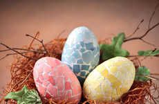 Colorfully Cracked Easter Eggs